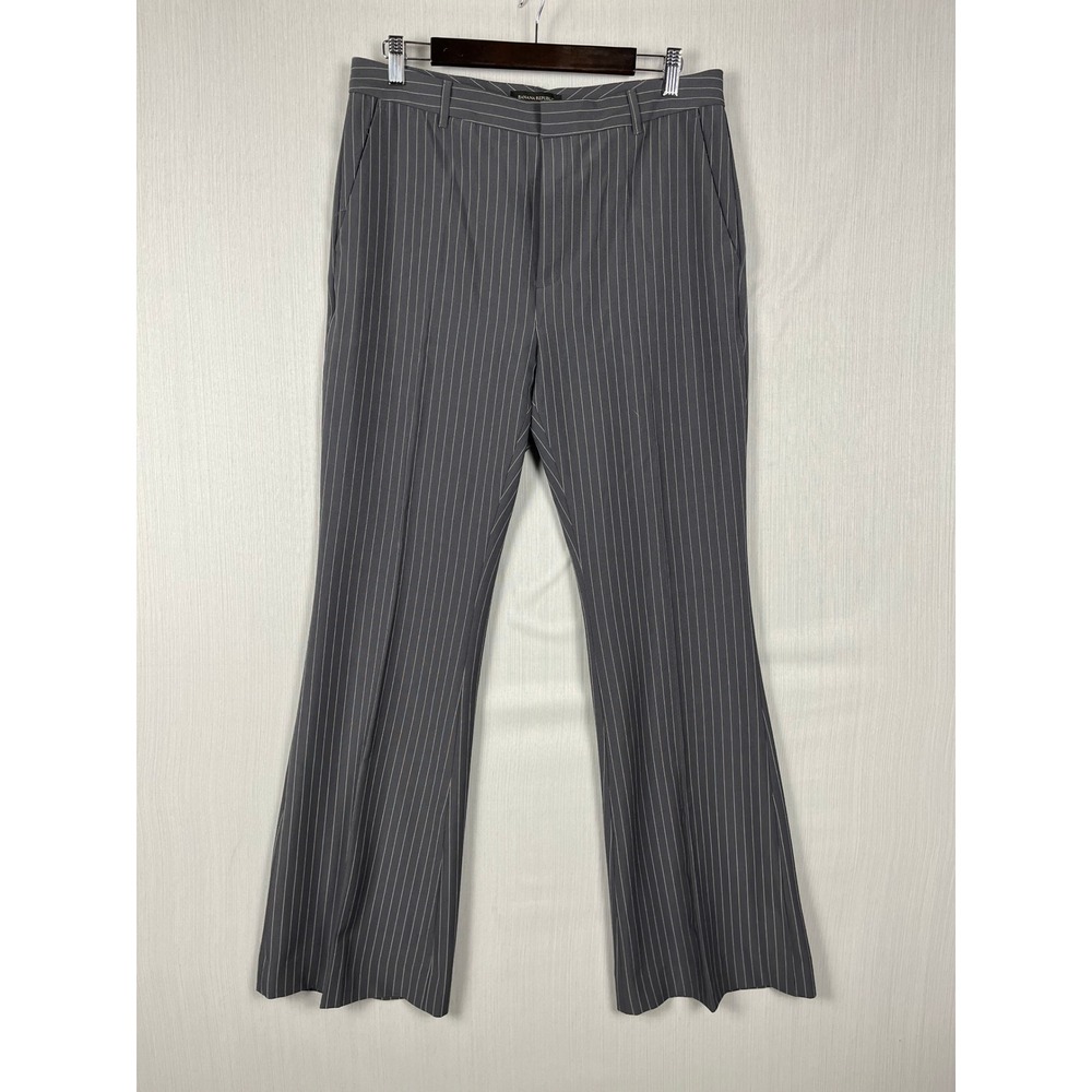 Banana Republic Womens 10 Bootcut Pants Sculpted Stretch Pinstripe Trouser NWOT - Picture 2 of 9